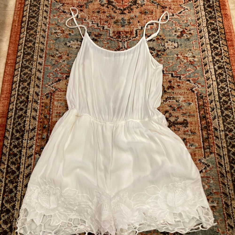 White Kimchi Blue Romper